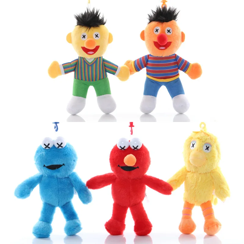 15 см мультфильм аниме Улица Сезам Elmo печенье Эрни большая птица мягкая плюшевая