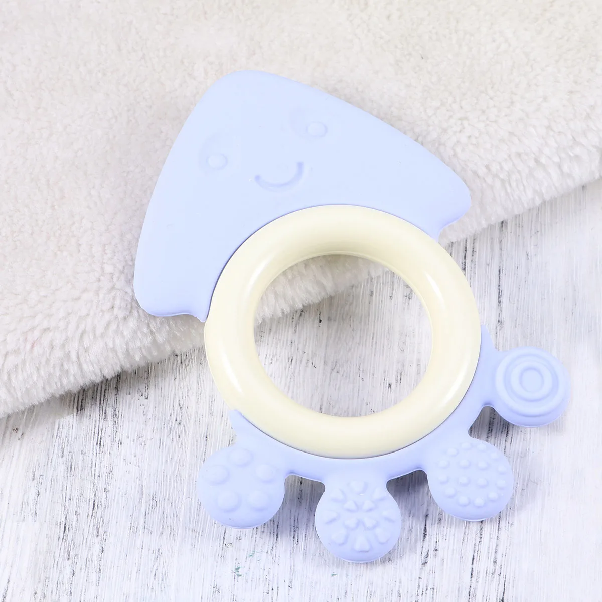 1 шт. нетоксичный мультяшный креативный милый морской Черепашки жевательный Осьминог детский Силиконовый грызунок облегчение боли зубное кольцо для ребенка игрушка-брелок