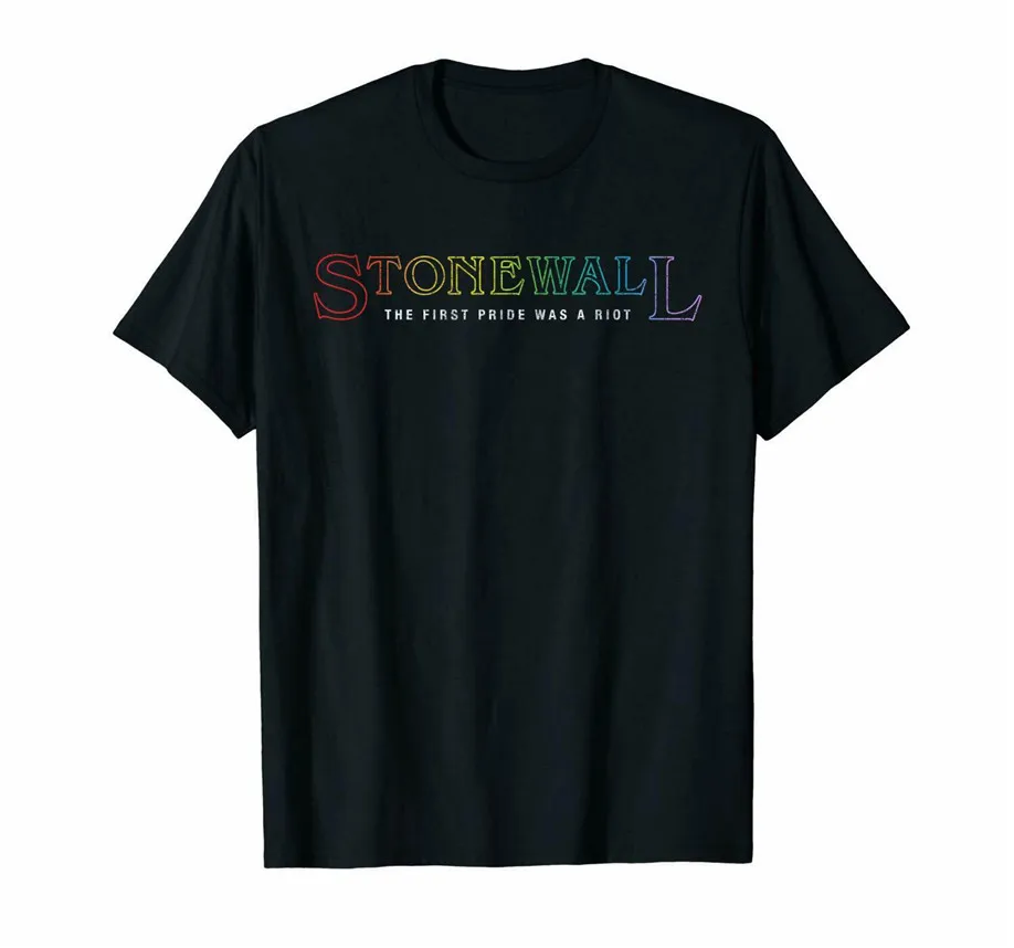 Pride Shirt 50Th anniversary Stonewall 1969 футболка унисекс размеры новинка Забавные топы | Мужская
