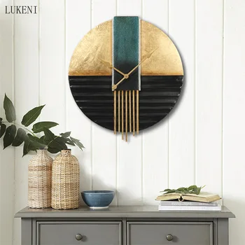 

American Wall Clock Modern Household Art Mute Clock Simple Atmosphere Personality Creative Fashion Clock