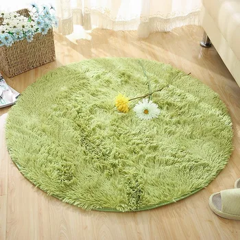 

Yoga Mat Hanging Basket Chair Round Floor Rug Lamb Velvet Living Room Bedroom Carpet Computer Blanket 2019 Hot