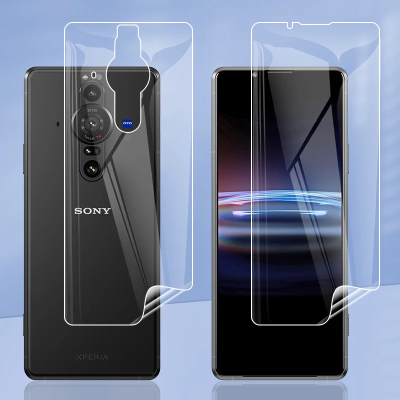 For Sony Xperia Pro-I Pro i Clear TPU / Matte Anti-Fingerprints Hydrogel Full Cover Soft Screen Protector Film ( Not Glass ) | Мобильные