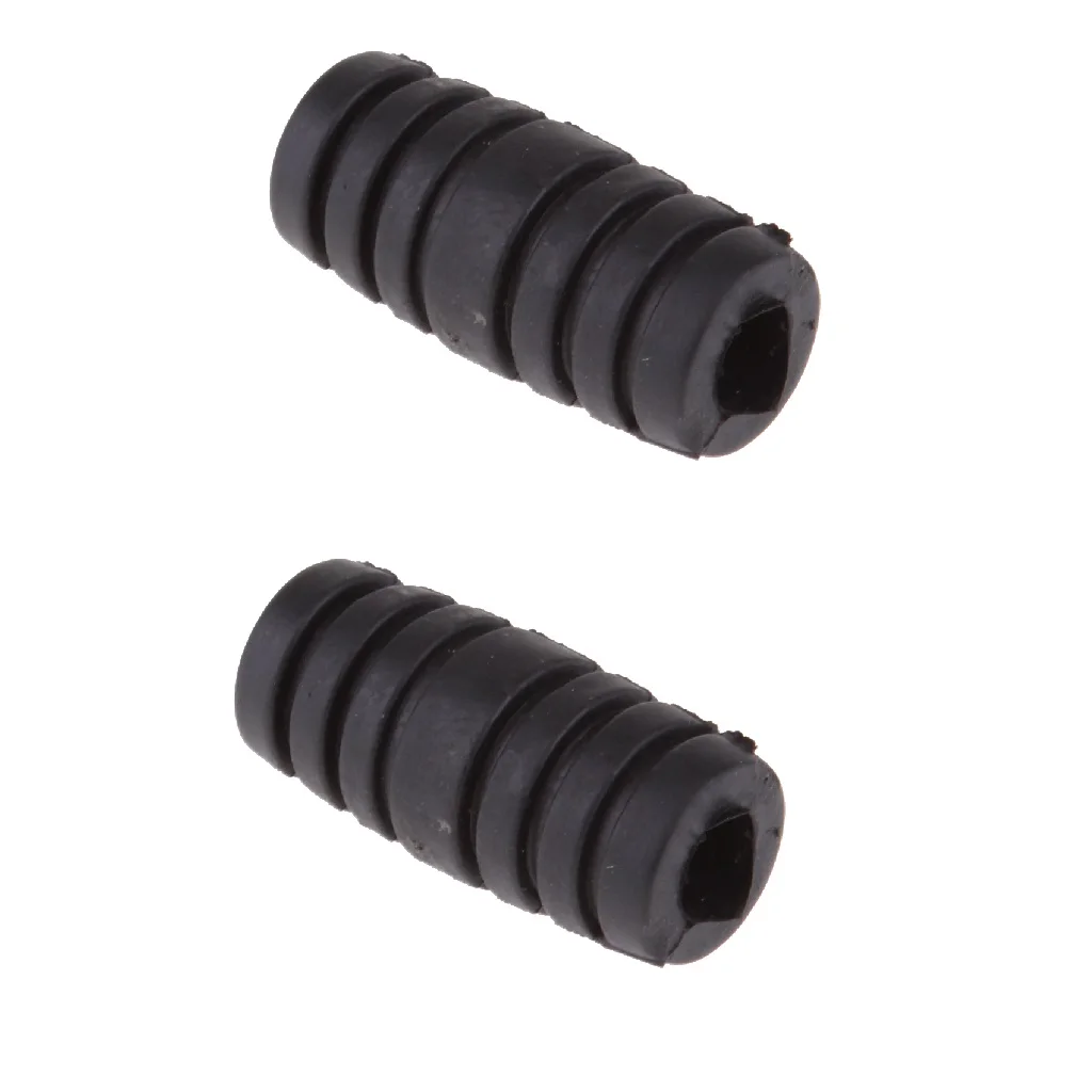 2pcs Round Gear Shift Brake Lever Peg Heel Pedal Cover for Honda MC22 VFR400