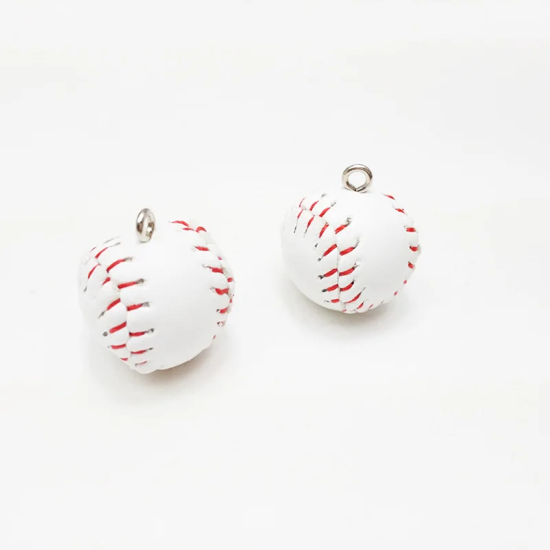 

3D Baseball Earrings Teardrop Light Weight Faux Leather Earrings silver plated soft ball hippie