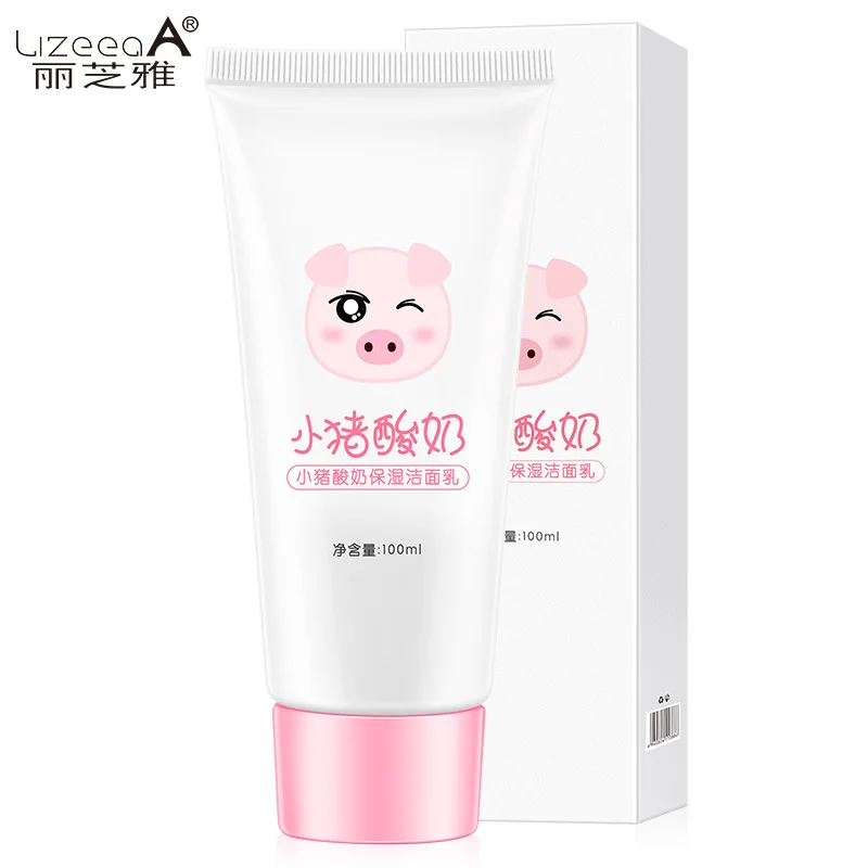 Очищающее средство для йогурта Piggy Deep Clean, контроль над маслом, Отбеливающее, увлажняющее, усадочное, очищающее средство для пор, уход за кожей, 120 г