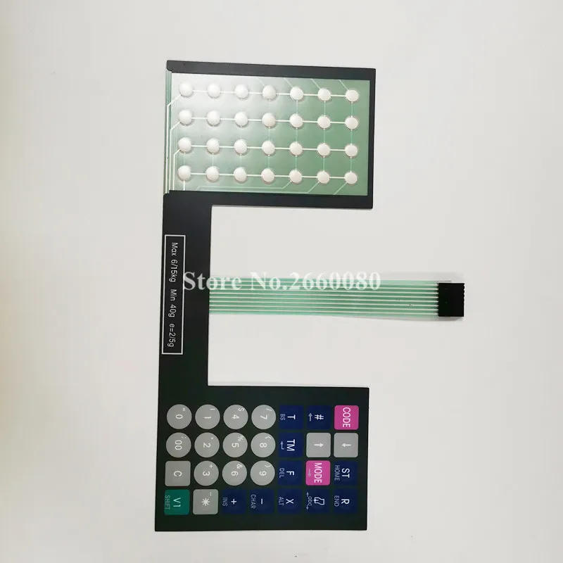 Mettler Toledo 3600 Filme Teclado Inglês Versio Balanças Mettler Tigre 8442 P8442 3650 3680 Código de Barras p n: 71207380 Peças Lote - Imagem 5