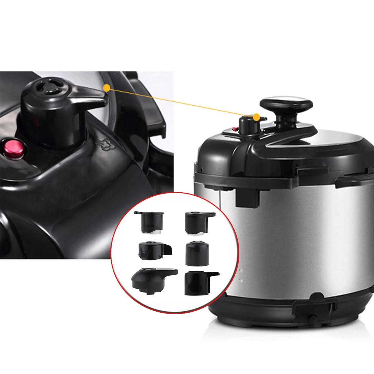 Steam Release Float Valve Safety Valve Pressure For Kitchen Pot Duo