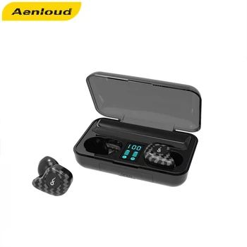 

Aenloud True Wireless Headphones Stereo Sports Music Earphones Waterproof Noise reduction Bluetooth 5.0 Earbuds 4H Playtime