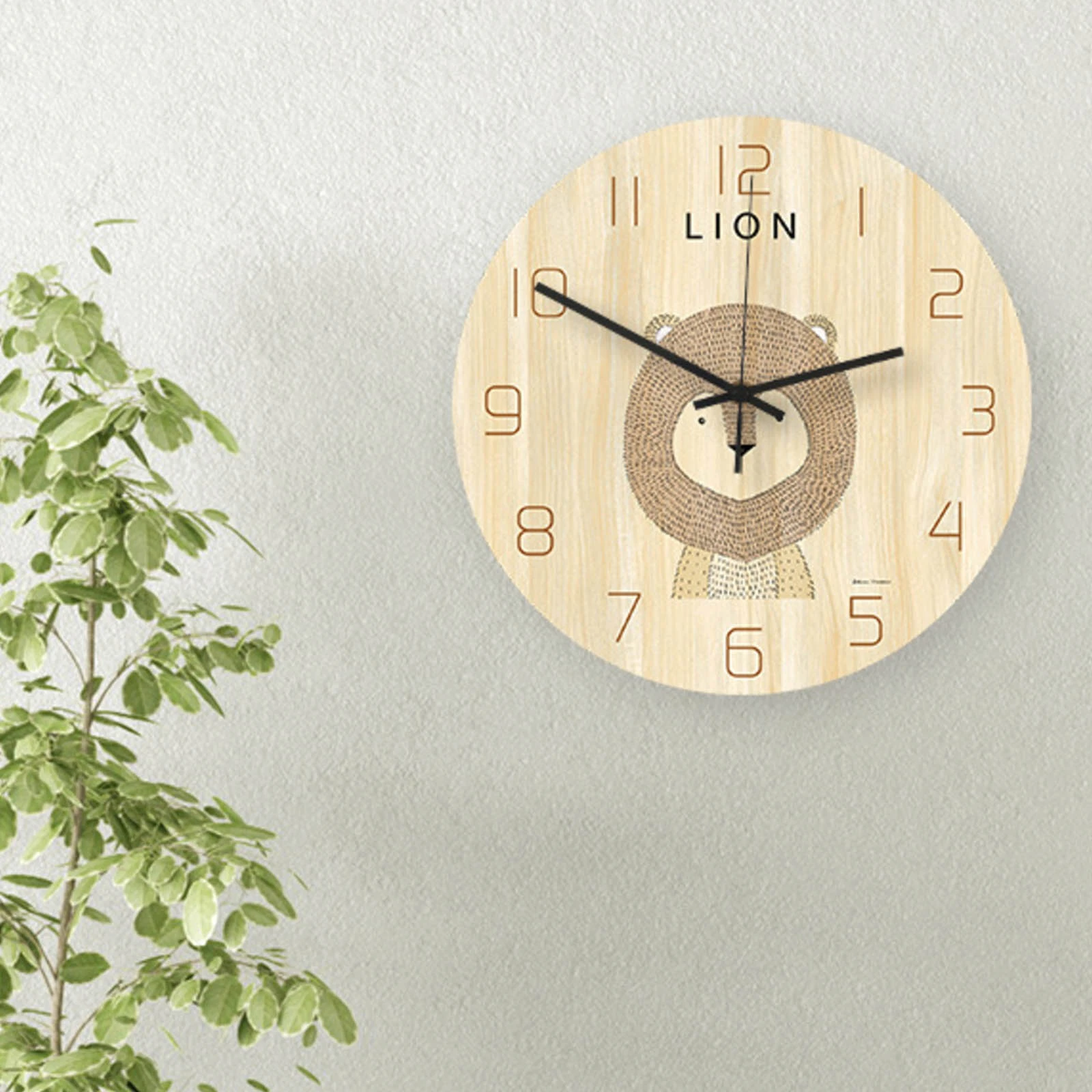 木製の掛け時計 動物の壁 子供部屋 男の子と女の子のための厚い写真のアクセサリー 壁時計 Aliexpress 木製の掛け時計 動物の壁 子供部屋 男の子と女の子のための厚い写真のアクセサリー 壁時計 Aliexpress