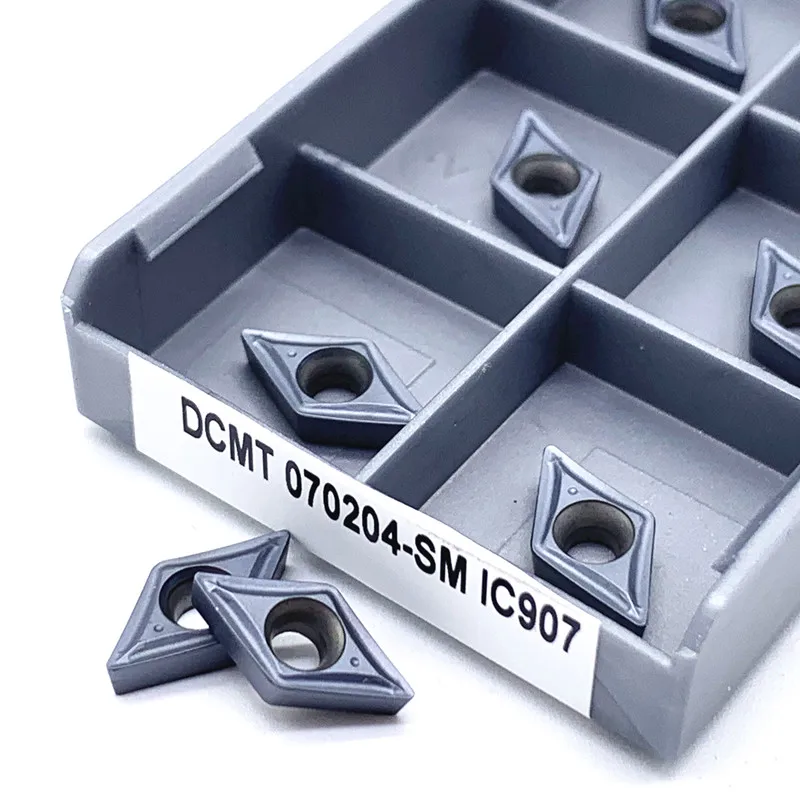 

DCMT070204-SM IC907/IC908 High Quality Internal Turning Tool Carbide Insert For Stainless Steel