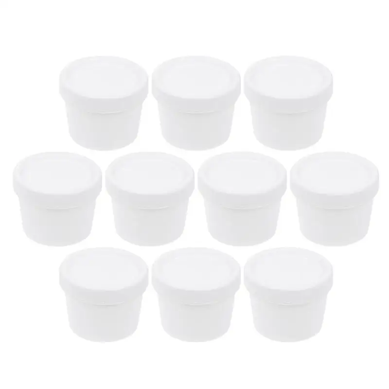 Leeten 6pcs Ice Cream Cups Smoothie Cups Set, Homemade PP Ice Cream  Containers with Lids, Reusable Ice Cream Storage Containers for Freezer 