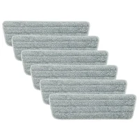 6 Pack Mop Pads Wet Dry Microfiber Mop Cleaning Pad Mop Refills Replacement Heads For Most Spray Mops And Reveal Mops 2