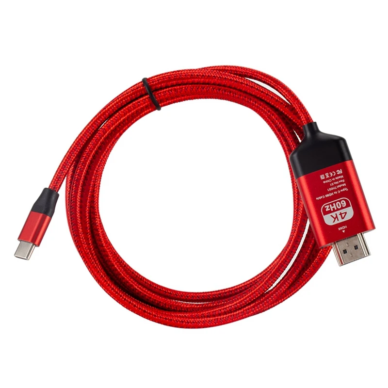 

USB C To HDMI 4K Cable Adapter Type C HDMI Thunderbolt 3 for Huawei Mate 20 MacBook Pro 2018 Pro Galaxy S9 HDMI USB-C