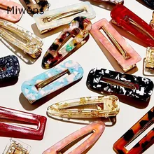 Miwens Bauble бар новые полимерные Заколки для женщин под старину, акриловый заколки для волос романтические заколки головной убор рождественские украшения