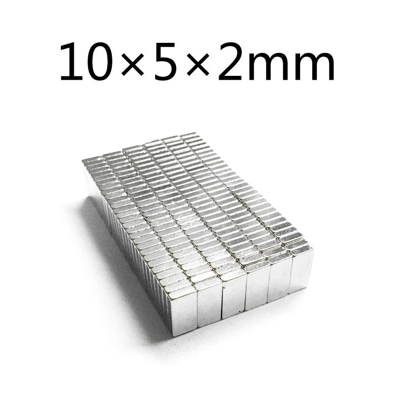 50/100/200 шт. N35 10x5x2 мм прямоугольной формы постоянных магнитов сверхсильный