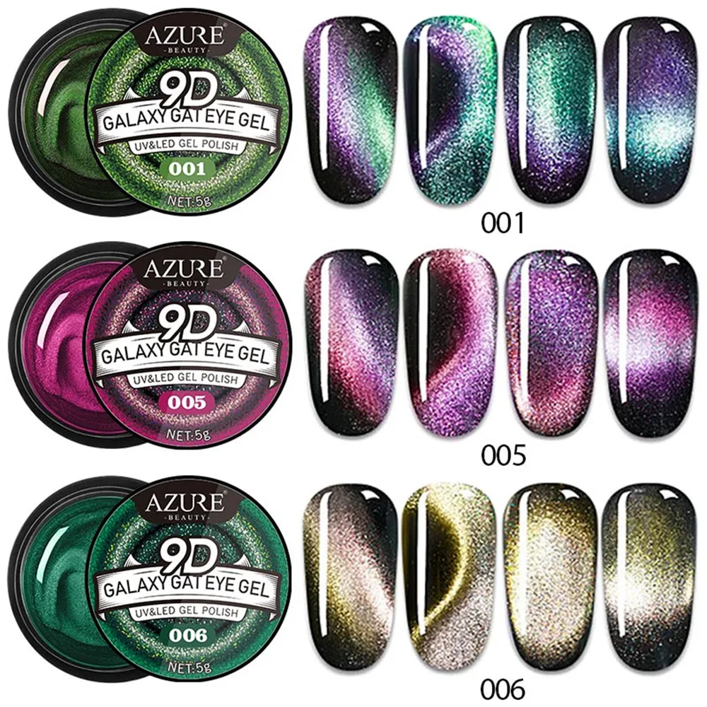 Nail Vision 9D Galaxy Гель-лак для ногтей с эффектом «кошачий глаз» Хамелеон для использования с магнитом замачиваемый УФ/светодиодный лак для ногтей 5 мл полуперманентный Гель-лак для маникюра