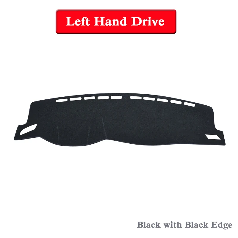 Black Edge LHD Car Styling Dashboard Protective Mat Shade Cushion Pad Rose Carpet Mat For Volkswagen T-ROC-Present RHD&LHD Accessory - Название цвета: Black Edge LHD