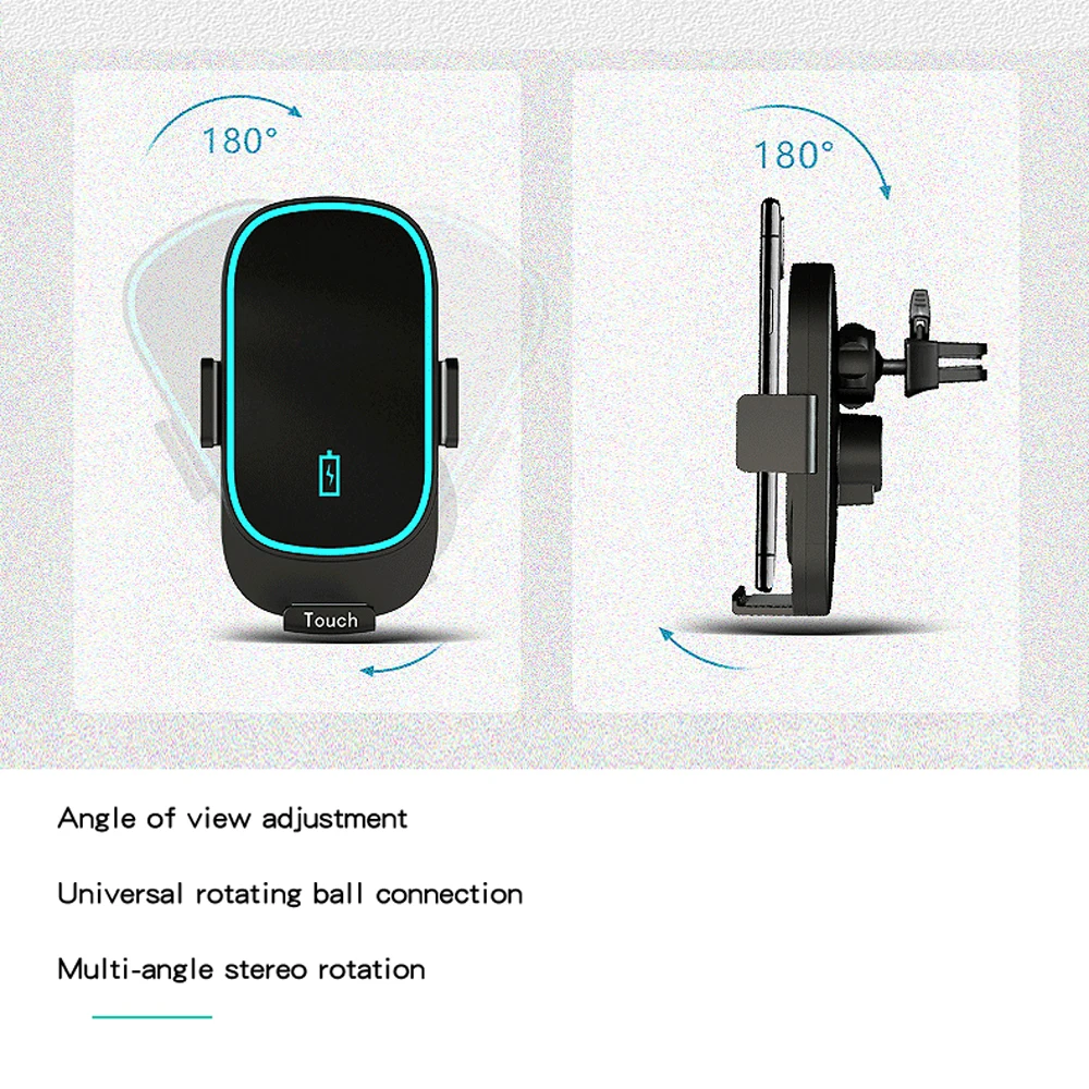 15 Вт Быстрое беспроводное автомобильное зарядное устройство автоматический зажим держатель телефона Беспроводное зарядное крепление вентиляционное отверстие для HUAWEI iPhone samsung xiaomi