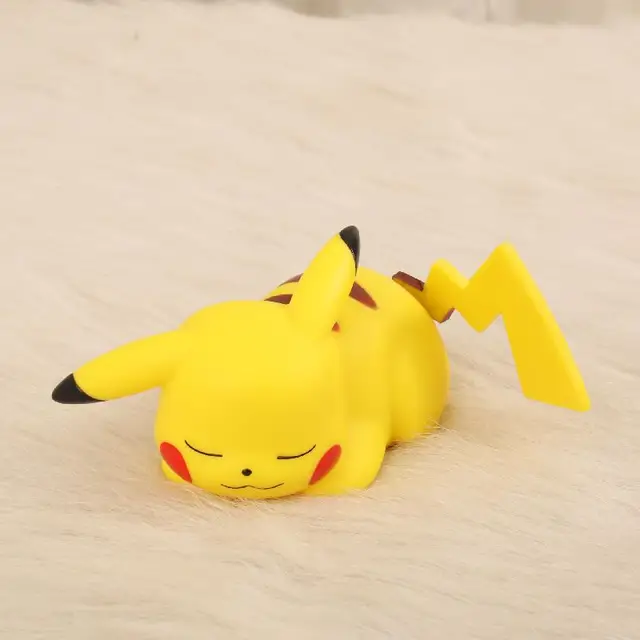 Pokemon  Pikachu Night Light Cartoon Soft Light Bedroom Bedside Night Light Ornaments Children's Luminous Toys Christmas Gifts 4