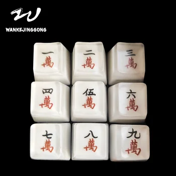 

1pc handmade mahjong resin keycap for MX switches mechanical keyboard personality keycaps OEM profile