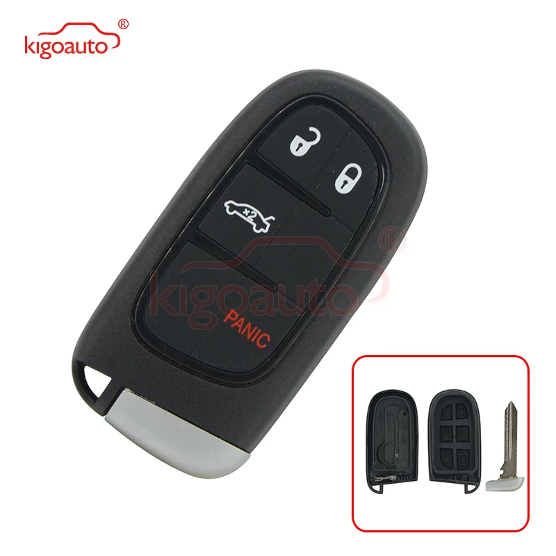 

Kigoauto GQ4-54T Smart key case 4 button for Dodge Jeep 2014 2015