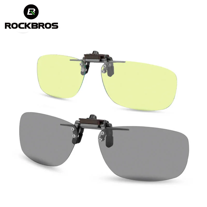 

ROCKBROS Cycling Polarized Blue Clip Myopia Fishing Driving Night Vision Lens Cycling Eyewear Unisex Riding Bike Glasses Frame