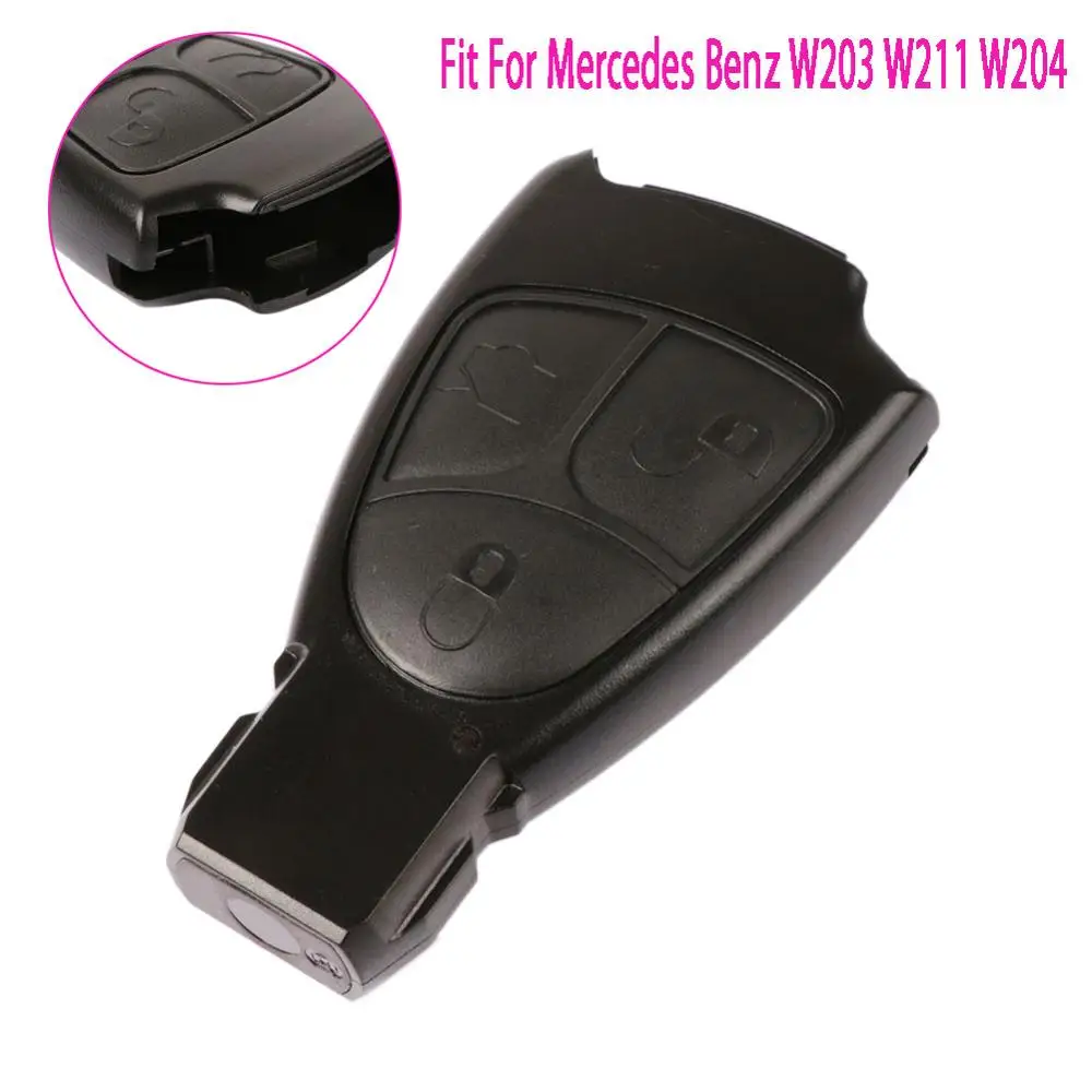 

New 3 Buttons Remote Key Fob Case Replacement For Mercedes Benz C E ML Class Alarm Cover Car Key Shell w203 w211 w204 #278635