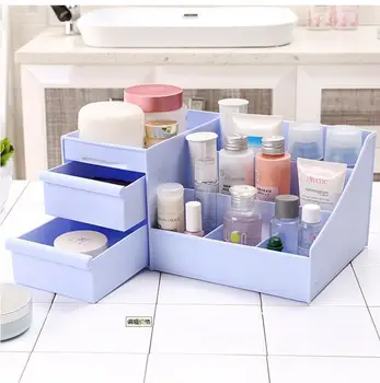 

Desktop Accept Box Plastic Tuba European Mini- Drawer Cosmetics Dresser Jewelry Concise Storage Rack
