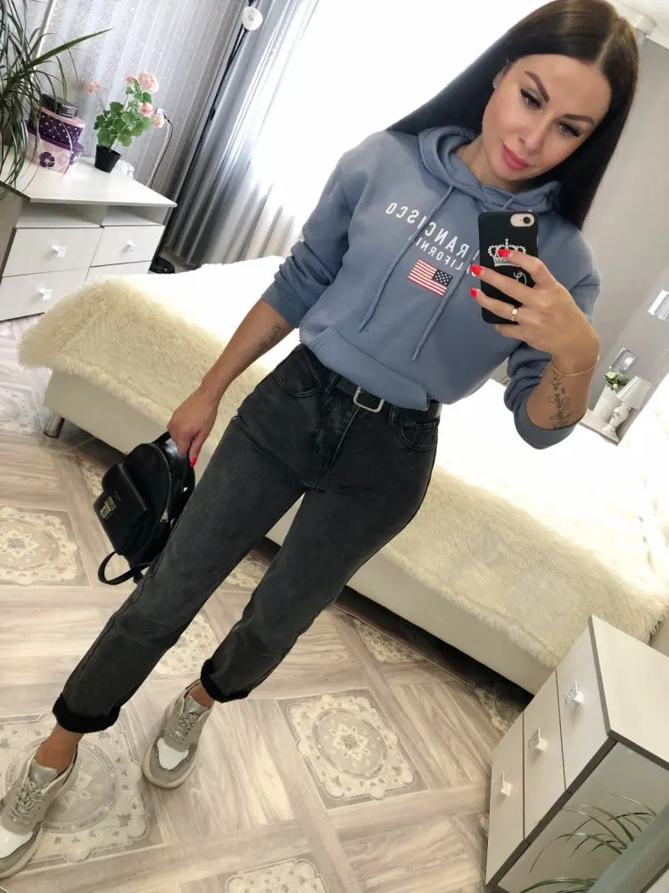 Tanie Boyfriends proste spodnie dżinsowe damskie jeansy Vintage Retro luźne obcisłe dżinsy rurki fajne wysokiej talii czarne dżinsy damskie spodnie Plus Size