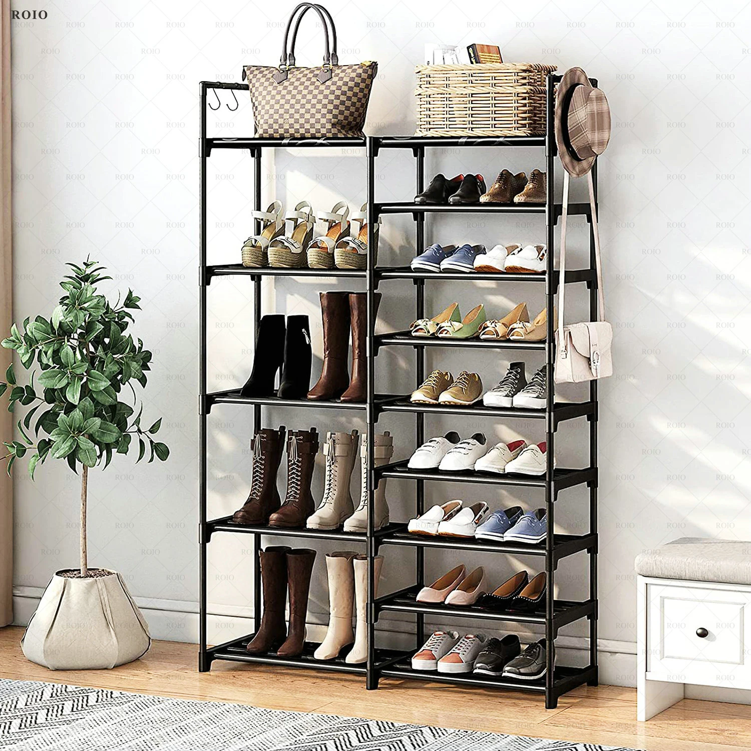 balans Klooster breuk Eenvoudige Schoen Rack Eenvoudig Te Monteren Schoen Plank Woonkamer  Ruimtebesparend Laarzen Schoenen Organizer Standhouder Geweven Schoenenkast|Schoen  Kastje| - AliExpress