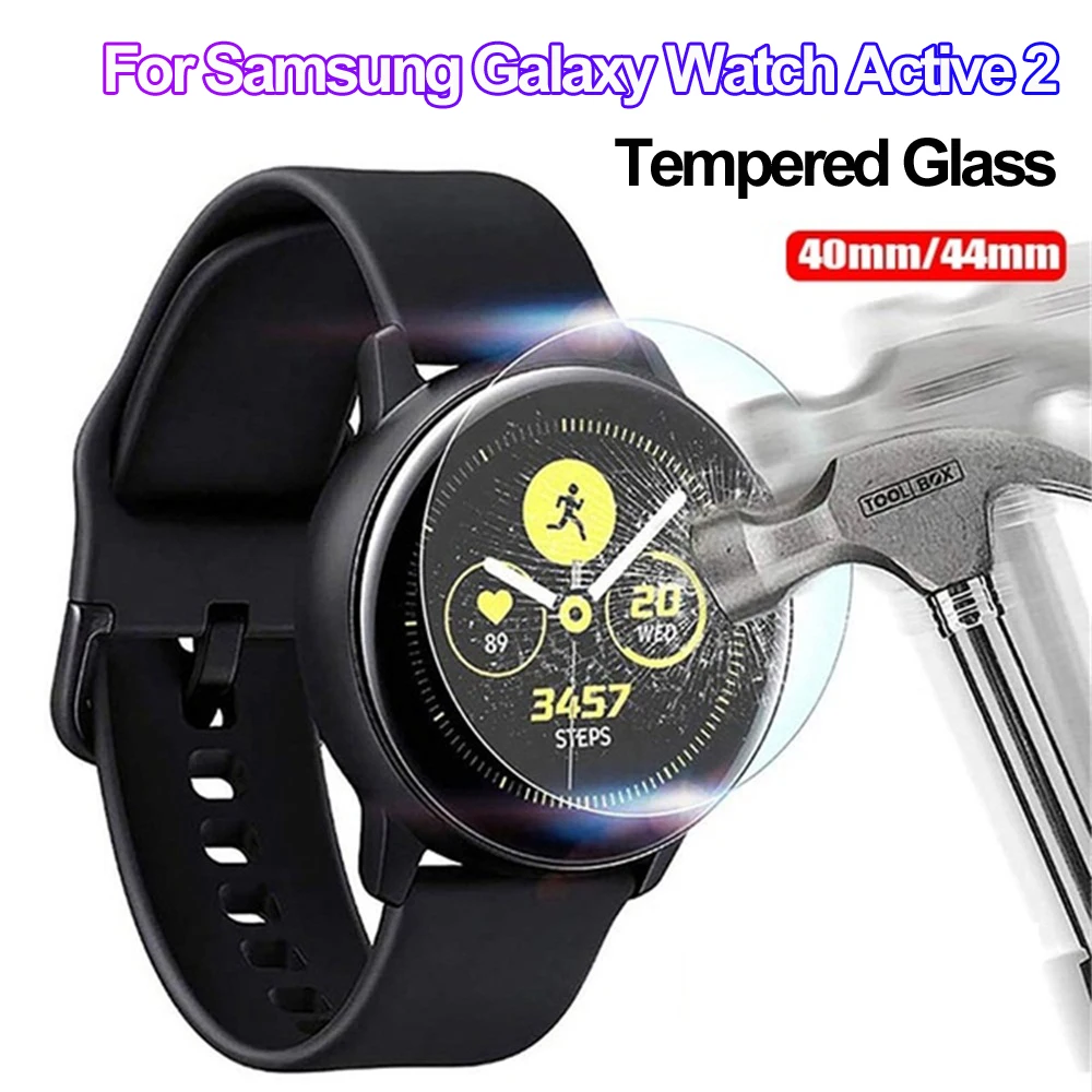 Защитный экран из закаленного стекла для смарт часов Samsung Galaxy Watch Active 2 40 мм 44