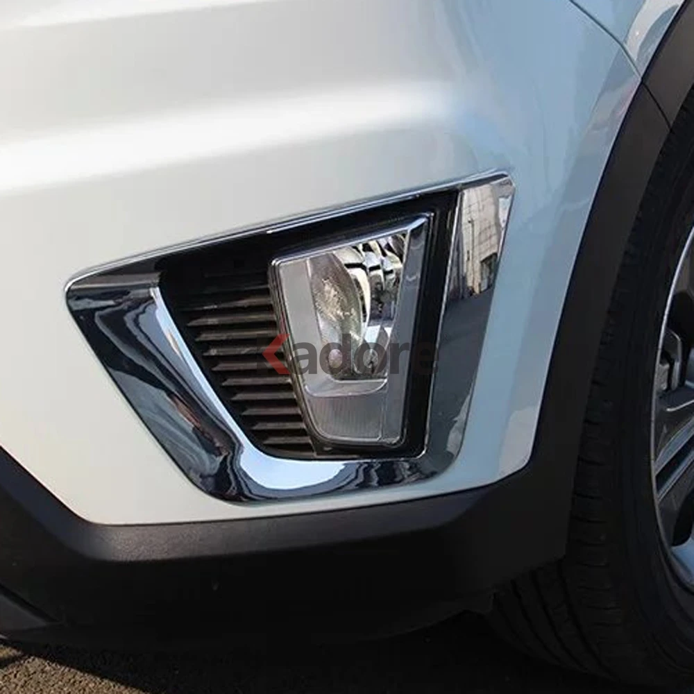 Для hyundai Cantus Creta ix25- хромированный передний задний противотуманный светильник, противотуманный светильник, Накладка для защиты автомобиля, внешние аксессуары