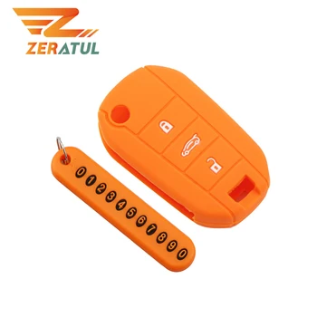 

For Citroen C4 C5 C3 C6 Picasso Xsara for Peugeot 3008 308 508 408 2008 Car Key Case Shell Cover Car Key Chain With Phone Number