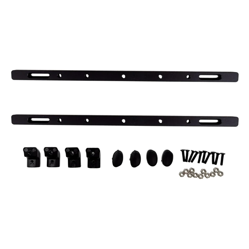 

Premium 1set RC Car Roof Fixed Rail for Axial SCX10 TRX4 1/8 1/10 4WD RC Rock Crawler Car DIY Modified Upgrade Accessories Parts