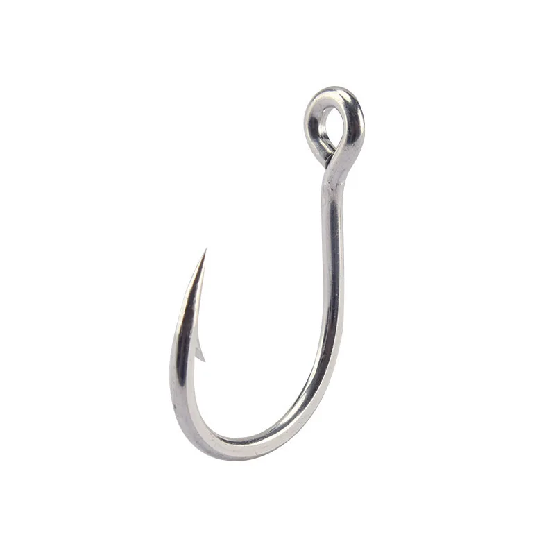2 шт., Mustad, 10881, крючки для ловли на крючок из высокоуглеродистой стали, океанские рыболовные крючки, джиг, большой колючий крючок с отверстием, крючки для ловли кальмара, карпа, жесткая приманка