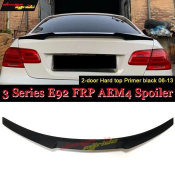 

E92 Spoiler trunk wing tail M4 style FRP black for bmw e92 2-door coupe 318i 320i 328i 335d 330i 350i 340i trunk spoiler 2006-13