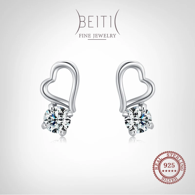 

Женские серьги из серебра 925 пробы, с фианитом