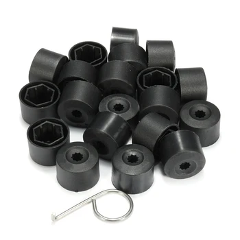 

20pcs/lot 17mm Wheel Nut Bolt Head Cover Caps Plastic Tires Screw Bolts for VW For Jetta MK4 MK5 for Golf For Bora FOR Passat
