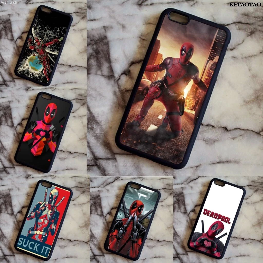KETAOTAO Super Hero Deadpool theme Phone Cases for Samsung S3 4 5 6 7 8 edge plus Note 2 3 Case Soft TPU Rubber Silicone |