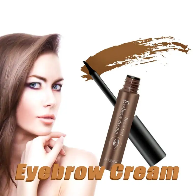 

Eyebrow Cream Retouches Brow Waterproof Non-fading Three-dimensional Eyebrow Pen Strong Shiny Natural Dyeing Brow Makeup TSLM1