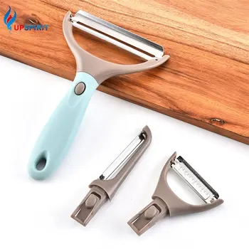 

UPSPIRIT Stainless Steel Fruit Peeler Potato Cabbage Cutter Vegetable Grater Julienne Peeler With PP Handle Kitchen Gadget Tools