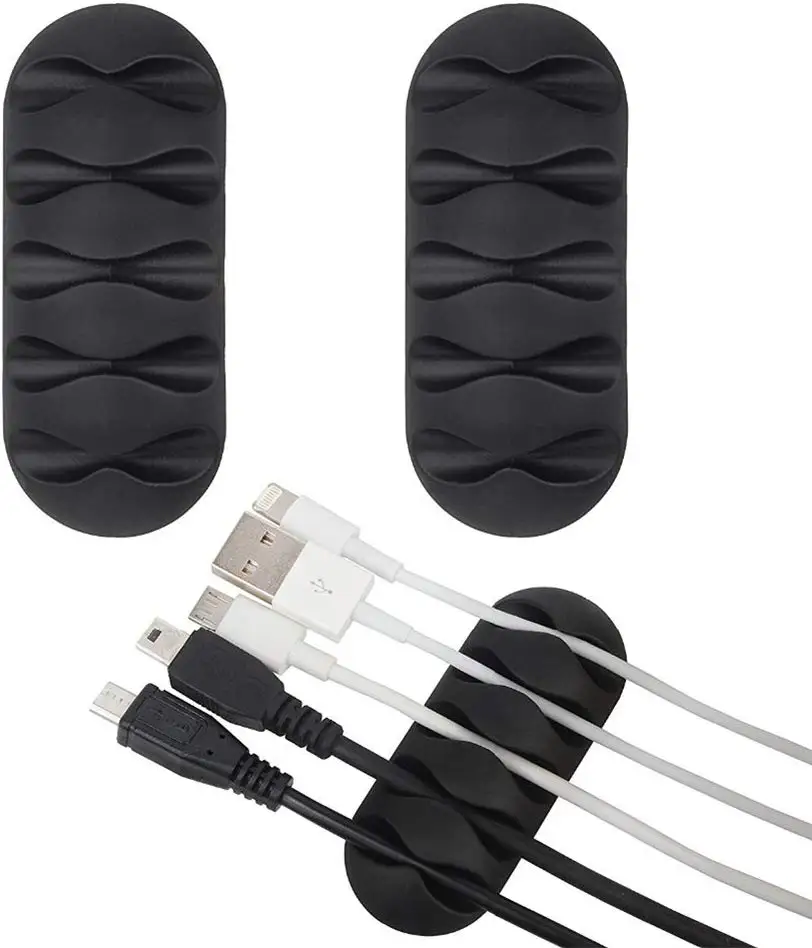 Универсальный usb-держатель для кабеля, силиконовый Кабельный органайзер, гибкие зажимы для кабелей, поддержка управления для наушников с мышью, клавишный Кабан