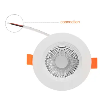 

Housing LED Downlight Dimmable Recessed Lamp 7W AC 220V Living Room Indoor Recessed LED Spot Lighting Decoration Ceiling Lamp