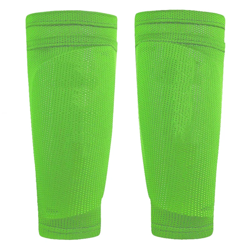 Only SocksGreen Стоящий 1 пара Футбол футбольный защитный щиток голени подростков носки колодки профессиональные щиты леггинсы Shinguards рукава защитное снаряжение - Цвет: Only SocksGreen