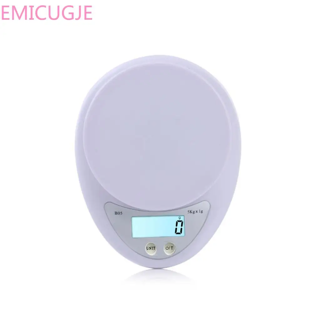 

/Food/Postal/Laboratory G/oz/Lb Backlight Scales 5KG/1g Portable Electronic Digital Scale Weight Balance Kitchen