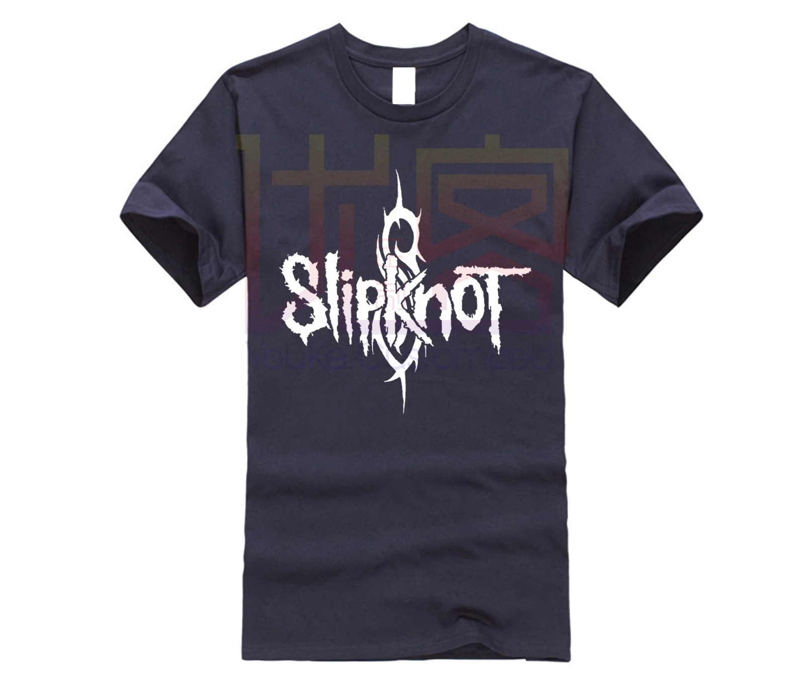 Slipknot футболка рок группа логотип одежда для мужчин и женщин унисекс короткий