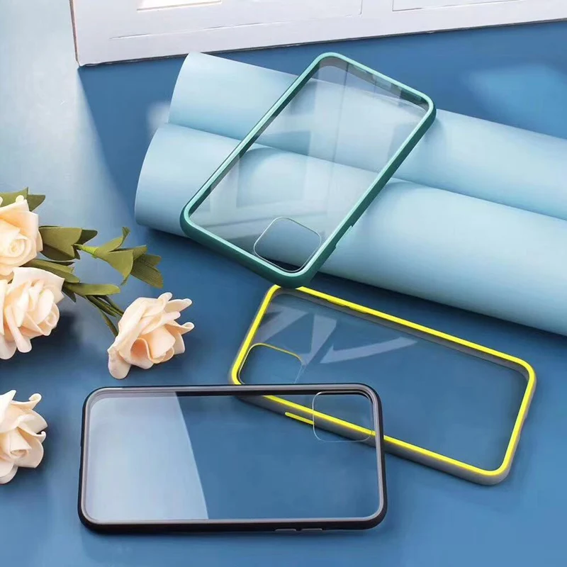 Прозрачный противоударный чехол для iphone 11 11Pro Max XR XS Max, прозрачный жесткий защитный чехол для iphone 7 8 Plus, защитный чехол