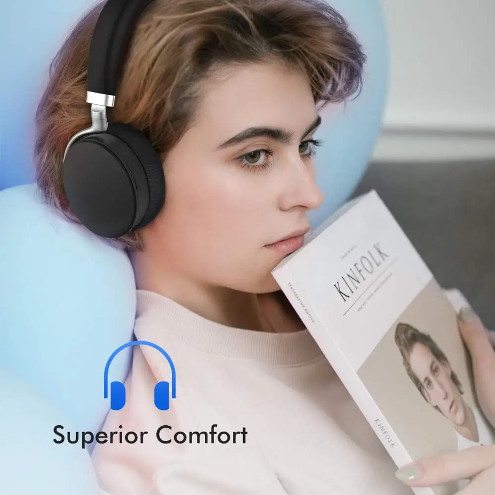 HiFi QCC3005 Bluetooth 5.0 AptX LL Low Latency Headphones ANC Active Noise Cancelling Wireless Headset with Super HiFi Deep Bass