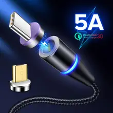 Магнитное зарядное устройство usb type-C кабель для huawei P30 P20 Pro mate 20 10 9 Honor 20 Магнит Micro usb type-C шнур для быстрой зарядки телефона