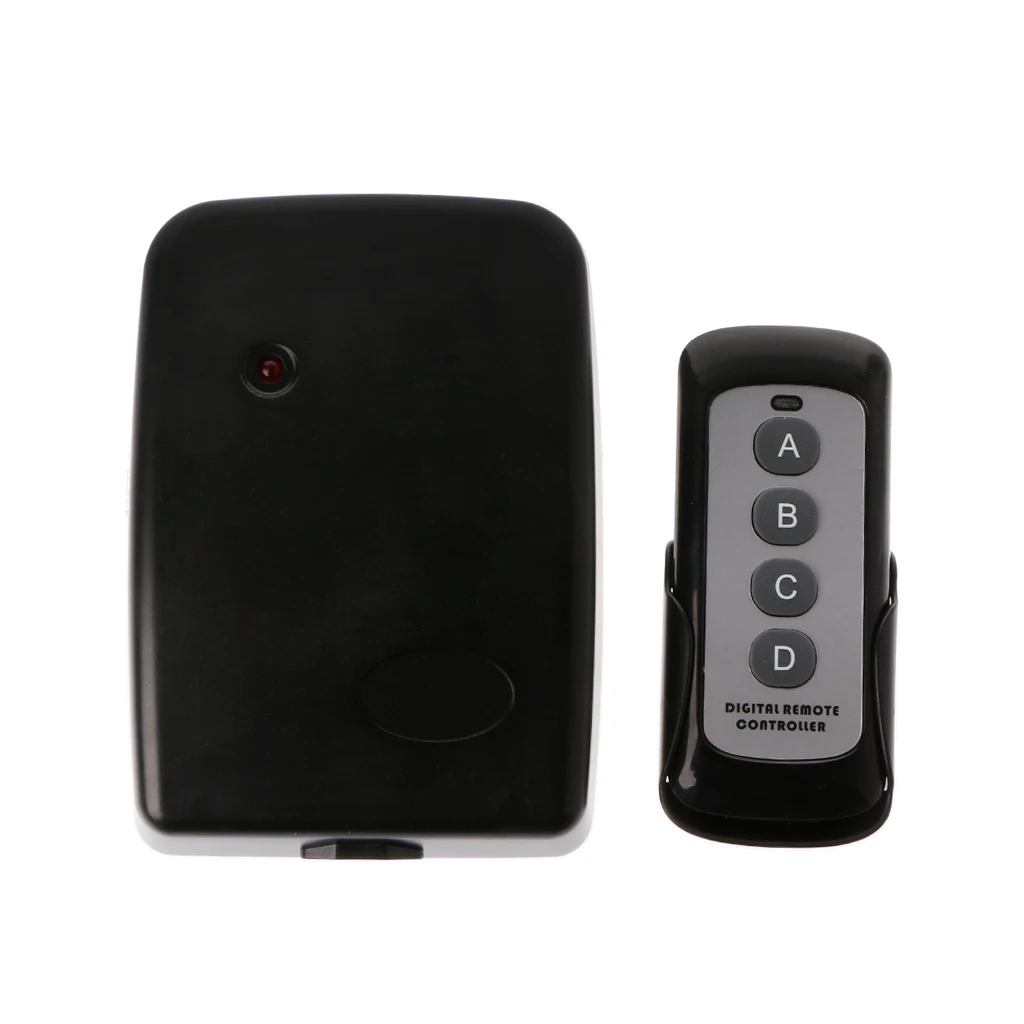 

AC 220V 4CH Wireless Remote Control System Switch Receiver 4 Buttons 433Mhz